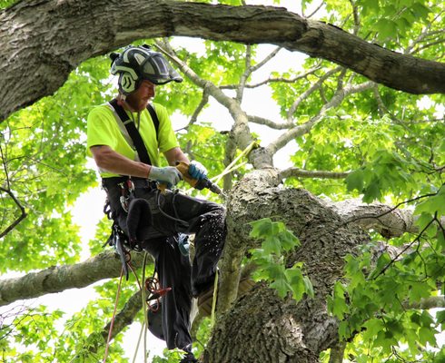 Drilling to attach a cable