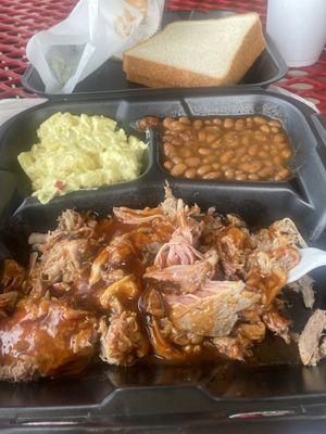 Pork BBQ plate