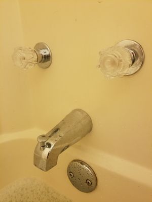 Replaced all tub pipes, faucets and handles.