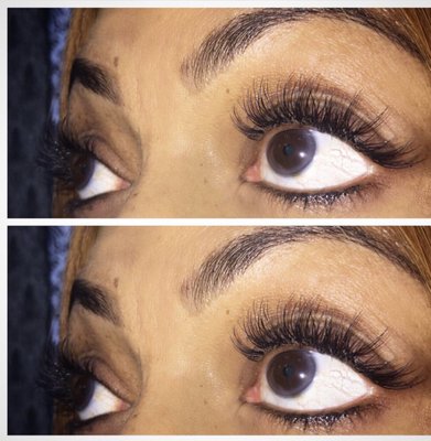 Classic eyelash extensions