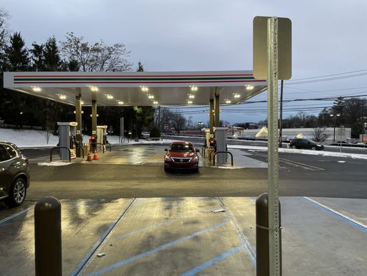 Clean gas station