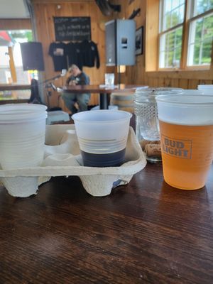 Beer flight and my pint