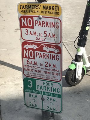 So I can park during the hours of..........?