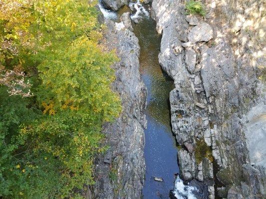 View from Fall Foliage tour to Rockingham.