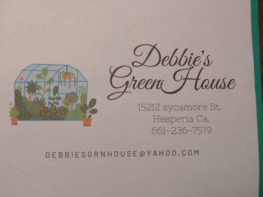 Debbie's Greenhouse