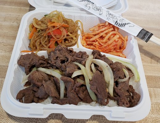 Bulgogi special. Delicious.