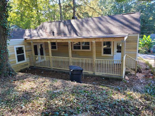 Installed Back Porch