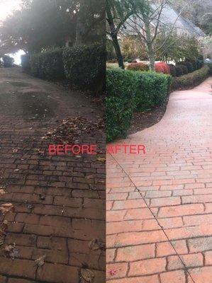 paver power washing