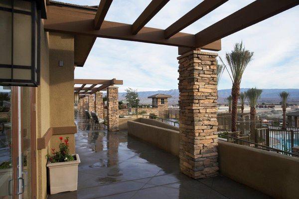 Columns,walls and concrete at Falling Waters.