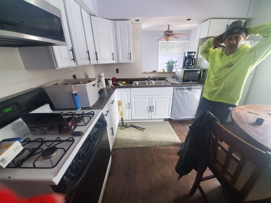 Remodeled entire kitchen