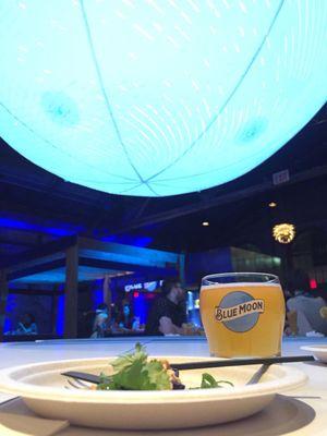 Under a blue moon food and beer event