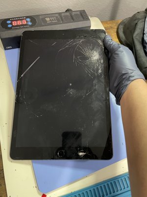 Broken ipad before