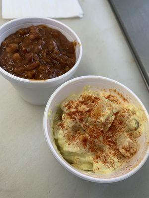 Home Made BBQ Bake Beans/ & Potato Salad