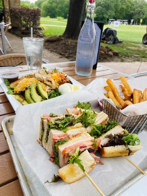 Club Sandwich and Cobb Salad