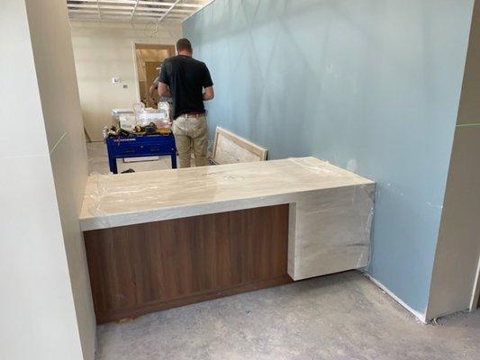 Commercial casework and countertops