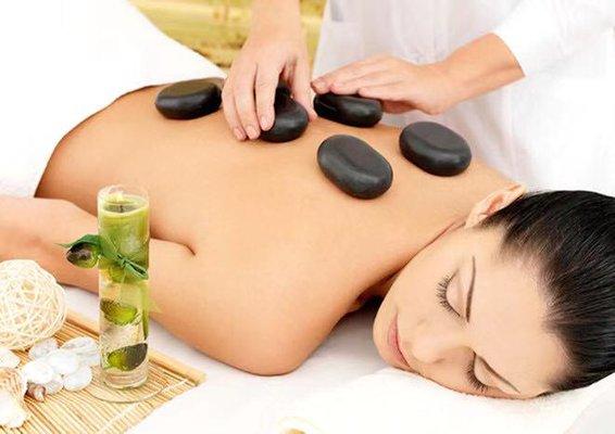 Hot stone massage