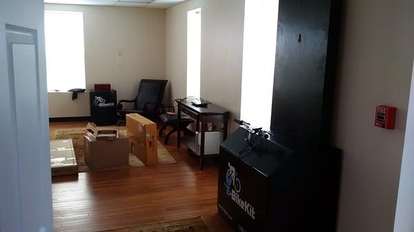 Office under construction after our move to 951 River Rd. in Croydon, PA  in Summer of 2015!