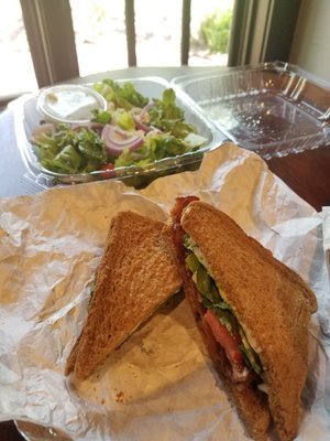 To go order: Greek Salad and BLT