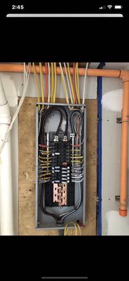 Electrical panel upgrade