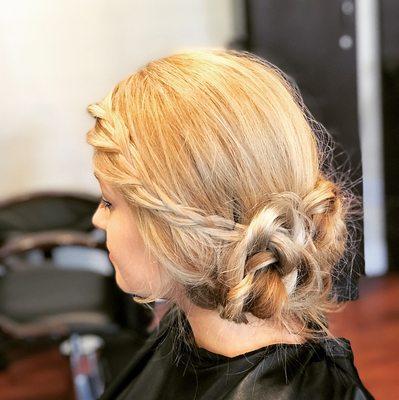 Side Braid, Updo