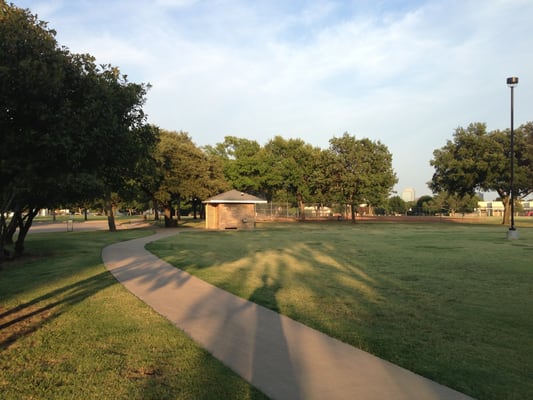 Baseball diamond, tennis court, and field space for soccer/football!