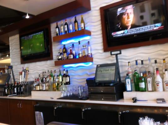 Right side of the bar