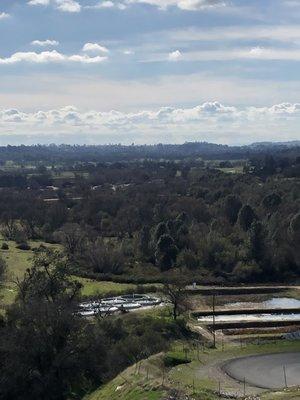 View from top of the entry road.