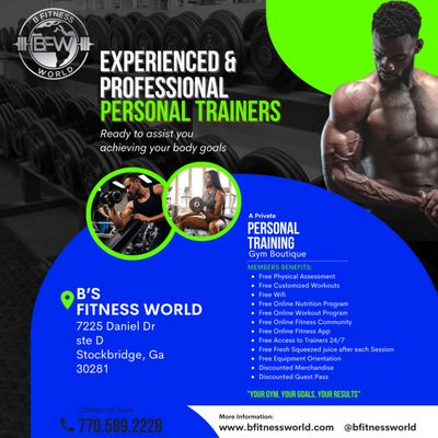 Private Personal Training Gym Boutique