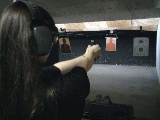 New student shooting for her birthday.