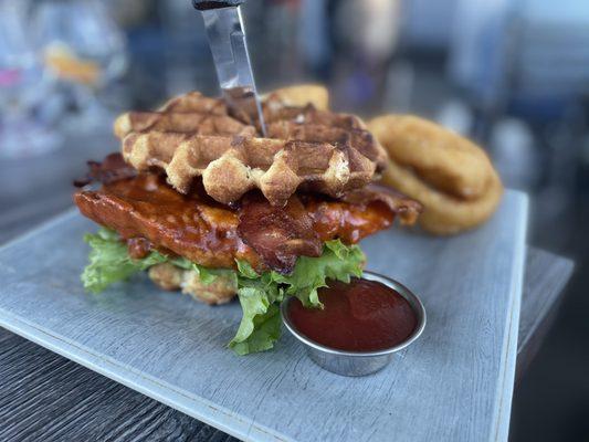 Nashville Hot Chicken and Waffle