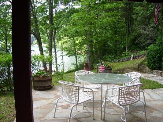 Patio with a View