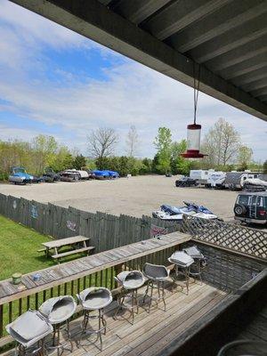 Big lot out back for boats and trailers