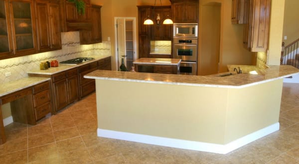 Polished counters, clean grout lines, and a fresh look to come home to!