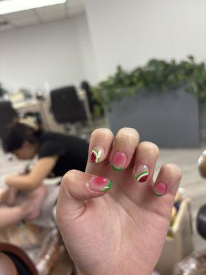 The finished nails