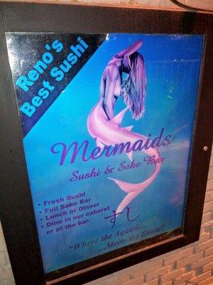 Mermaids, sushi, and sake? Full bar. Full menu. Live lobster. Outrageous. Unexpected. Indulgent. Luxurious