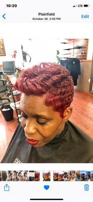 Short hair cuts and color open 7 days open late