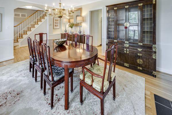 Formal dining room.