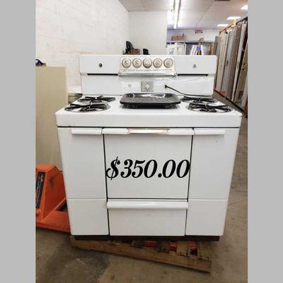 Vintage Maytag Dutch oven / gas range, $350 @ our 8125 Meadow Leaf Dr. location.  Only one available!