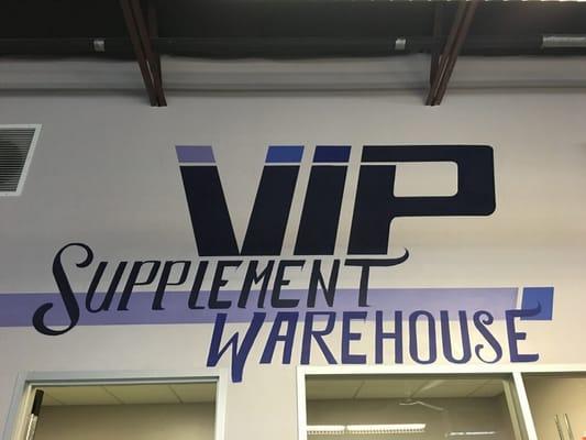 VIP Supplement Warehouse in Dallas. Located inside Extreme Iron Pro Gym.