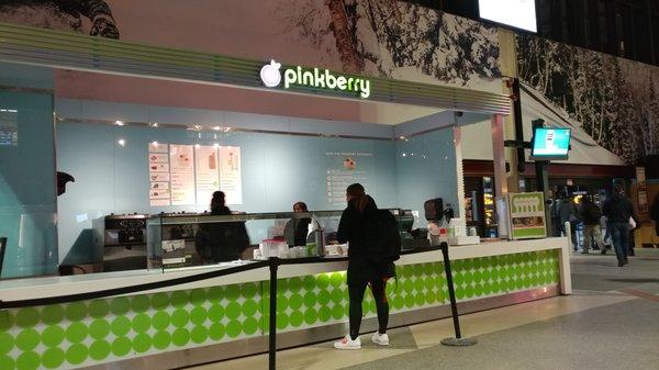 Pinkberry at Boston's South Station