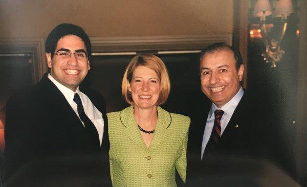 Sandra Hutchens Sheriff-Coroner of Orange County with Dr. Reza Karkia & Amir Karkia