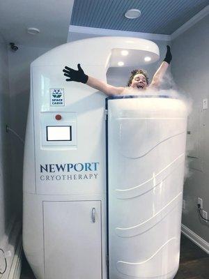 3 minute Whole Body Cryotherapy Session