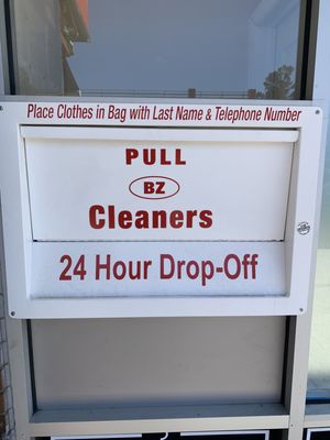 If your working hours are longer than ours, we have a drop off bin! Just include in the bag with your clothes your name and a phone number.