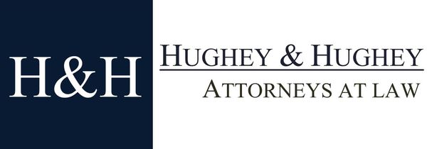 Featured here is the Hughey and Hughey Law Firm Logo.