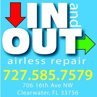 In and Out Airless Repair! Because there is no need to wait longer than you should!