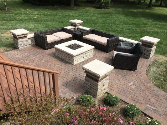 gas fire pit