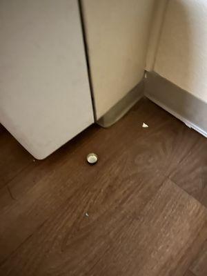 Bottle Lid on the floor