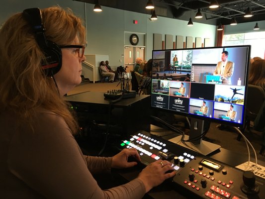 Robotic camera operation for a webcast