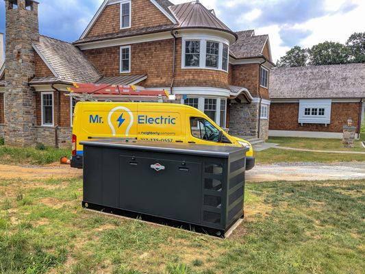 60 kW Briggs & Stratton generator install