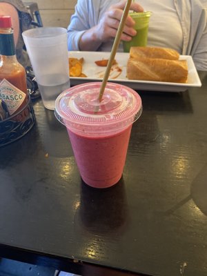 Really good weekend vibes smoothie